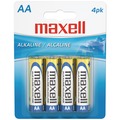 Maxell AA Alkaline Battery, 4 PK 723465 - LR64BP